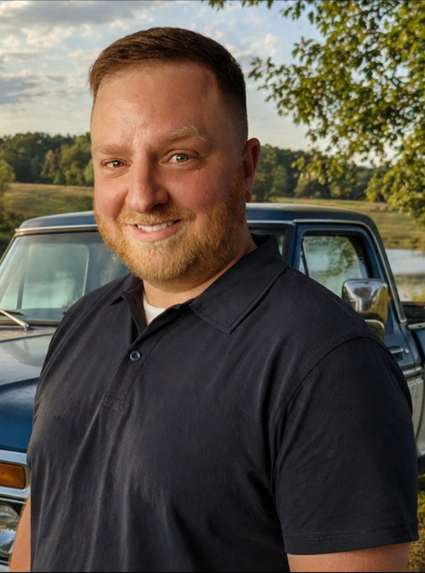 Tyler Koehn, founder of YardHo!, in Enid, Oklahoma.